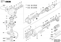 Bosch 0 607 352 114 550 WATT-SERIE Angle Grinder Spare Parts